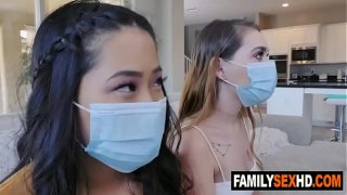 Daughters fucked by fathers during home quarantine